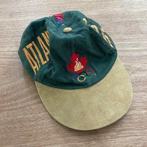 Champion Green and Tan Hat with Olympic Embroidery